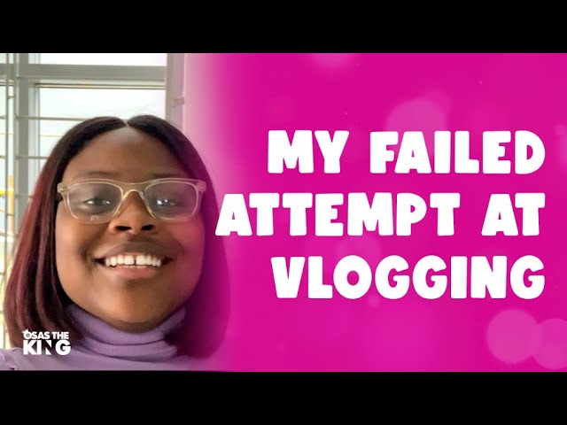 My failed attempt at vlogging cover art