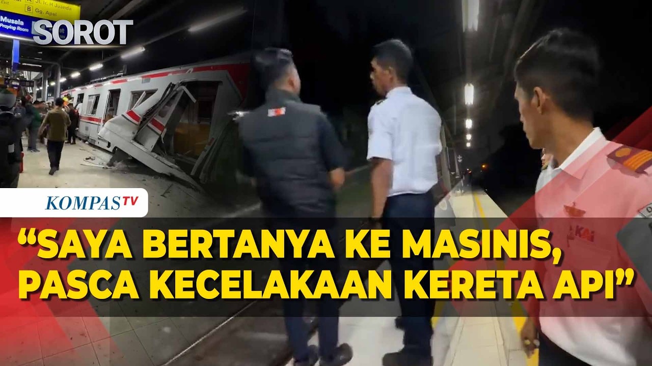 Youtuber Live Saat Kecelakaan Kereta di Bekasi: Saya Mewawancarai Masinis KA Argo Bromo Anggrek cover art