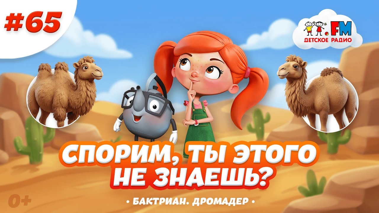 Спорим, ты этого не знаешь о верблюдах? #детскоерадио #верблюды #детям #мультик cover art