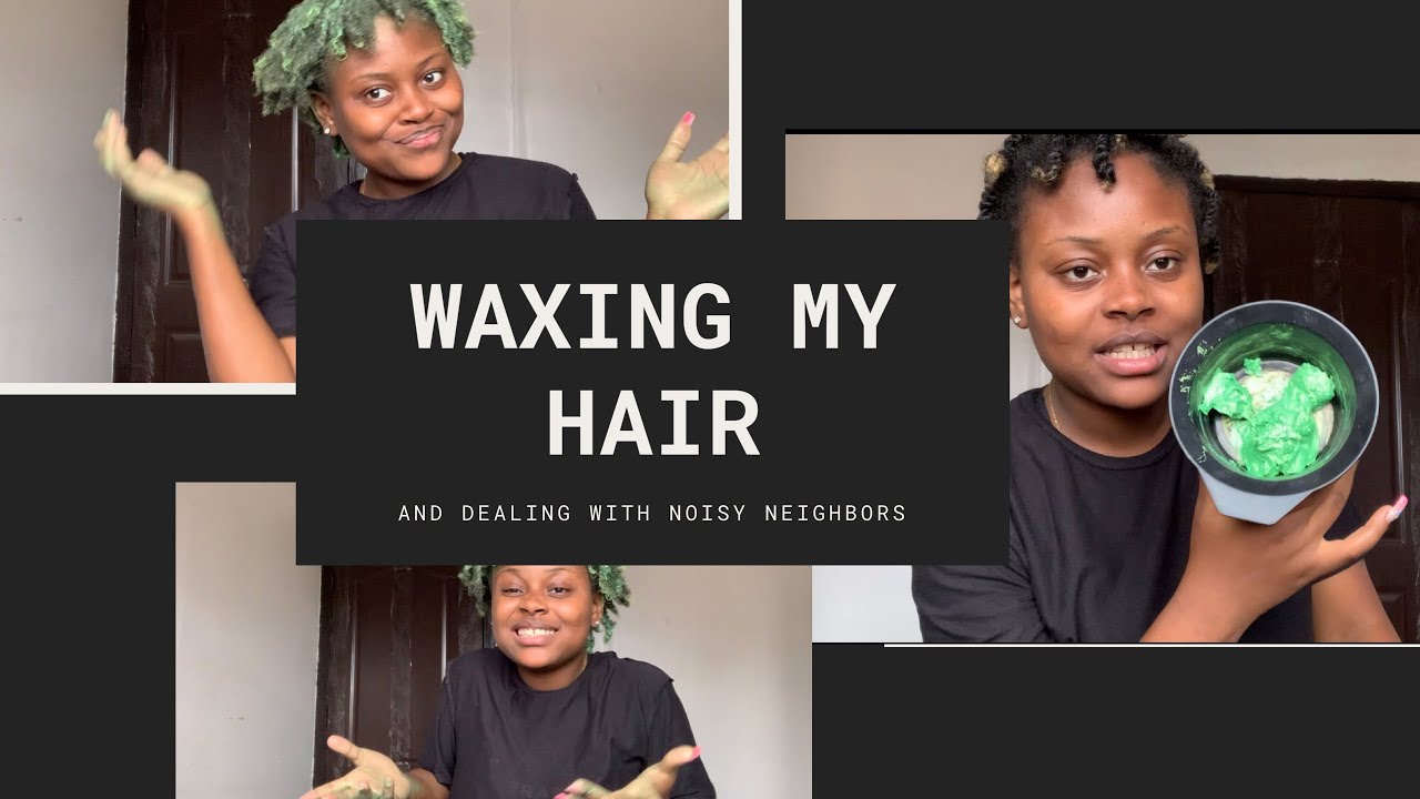 Waxing my hair green for the first time cover art