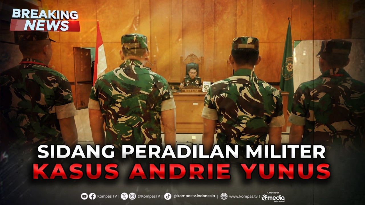 BREAKING NEWS - Sidang Militer 4 Terdakwa Kasus Penyiraman Air Keras Andrie Yunus cover art