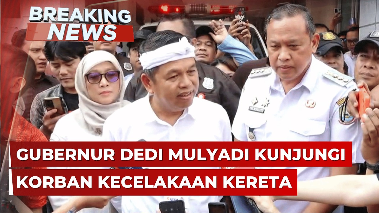 BREAKING NEWS - Gubernur Jabar Dedi Mulyadi Kunjungi Korban Kecelakaan Kereta Bekasi cover art