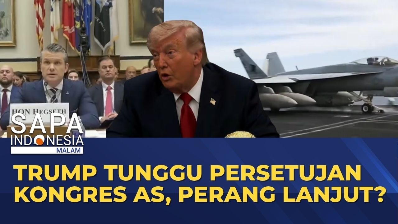 Trump Tunggu Persetujuan Kongres AS, Perang Lawan Iran Lanjut? | SAPA MALAM cover art