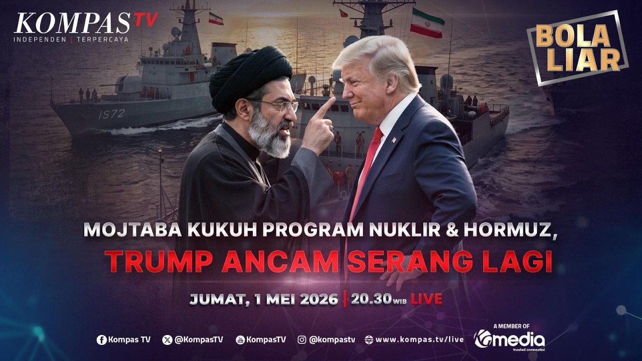 LIVE - Mojtaba Kukuh Program Nuklir & Hormuz, Trump Ancam Serang Iran | BOLA LIAR cover art