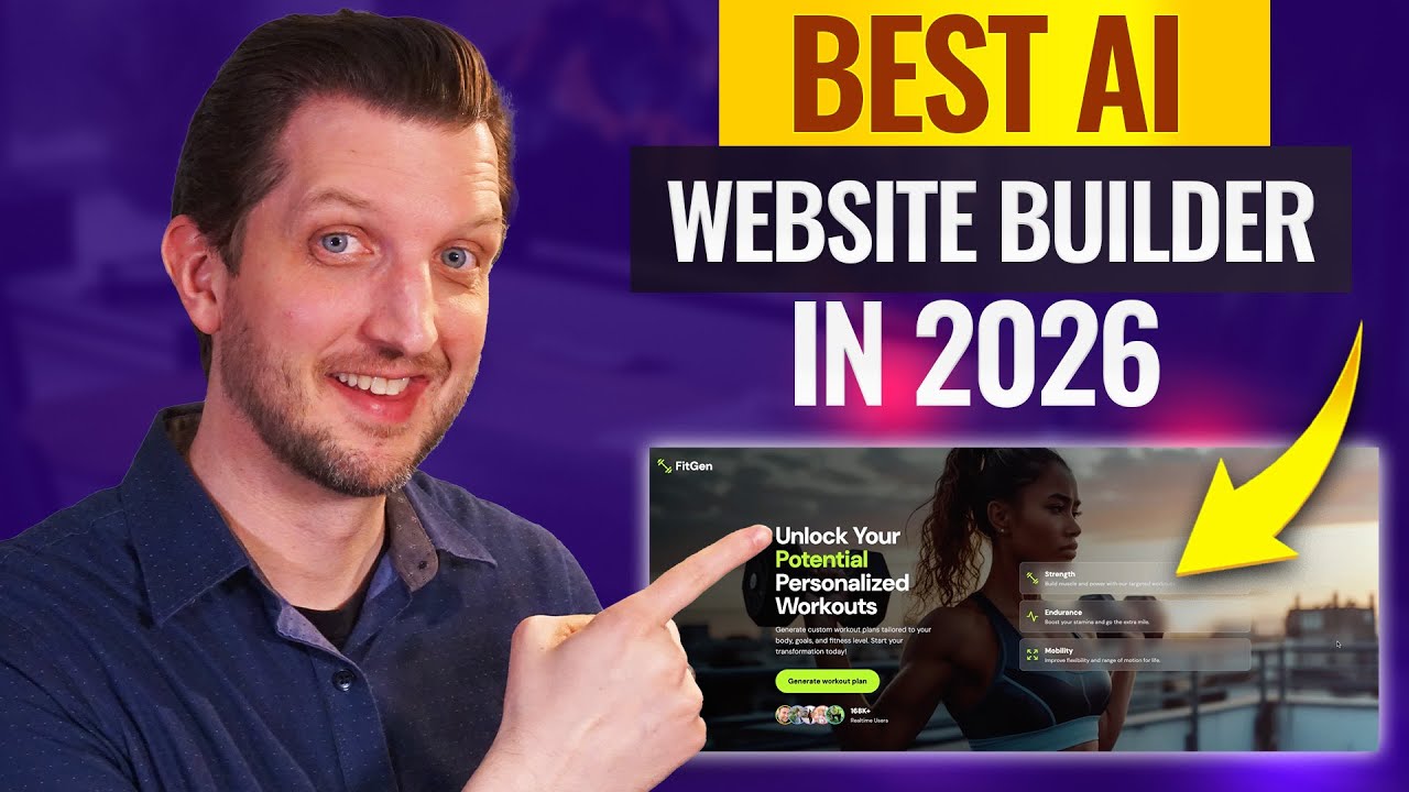 BEST AI Website Builder in 2026 cover art