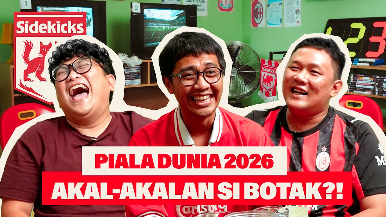 SIDEKICKS - NGGAK ADA “GRUP NERAKA” DI PIALA DUNIA 2026 ADANYA NEGARA YANG NAMANYA KAYAK MERK BAJU cover art