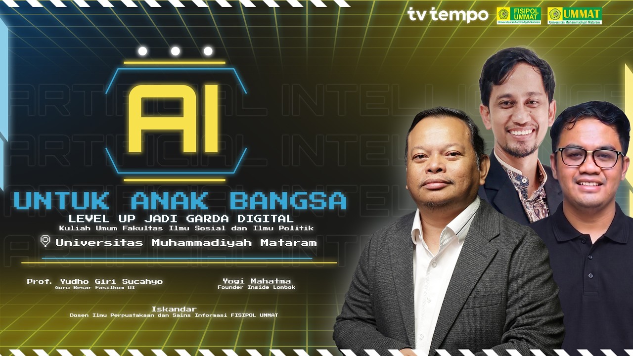 Literasi, Etika, & Masa Depan Digital Indonesia | AI untuk Anak Bangsa cover art