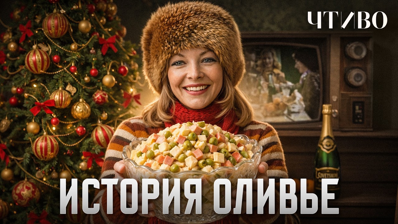 Как появился самый популярный салат новогоднего стола и почему мы до сих пор его готовим? / ЧТИВО cover art