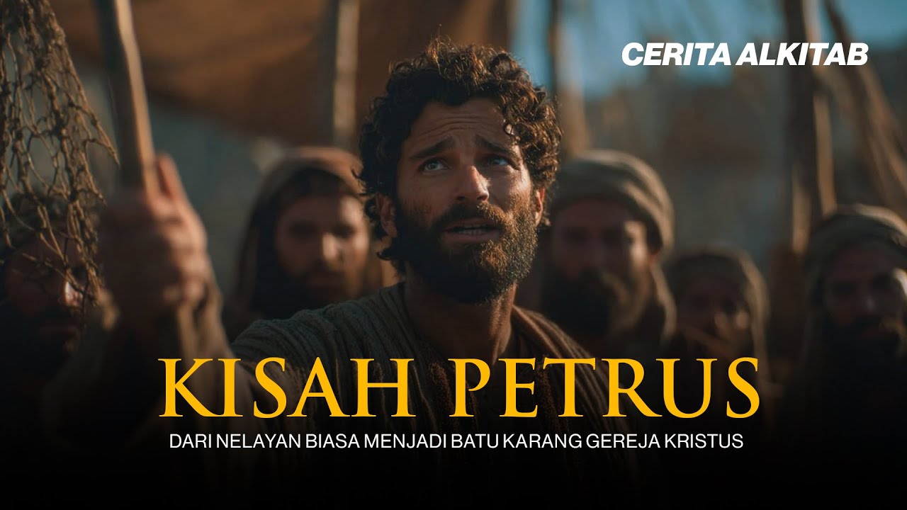 Cerita Alkitab: Kisah Petrus, Dari Nelayan Biasa Menjadi Batu Karang Gereja Kristus cover art