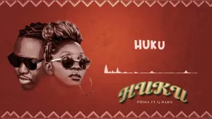 Phina ft G Nako - Huku (Official Lyrics Video) cover art