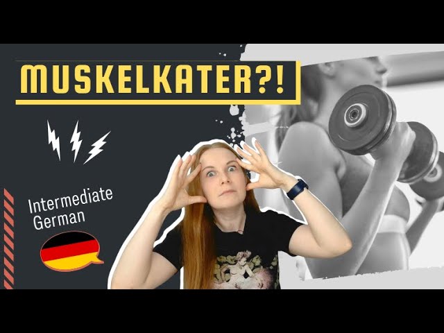 Talking about 'Muskelkater' - slow German│Intermediate German cover art