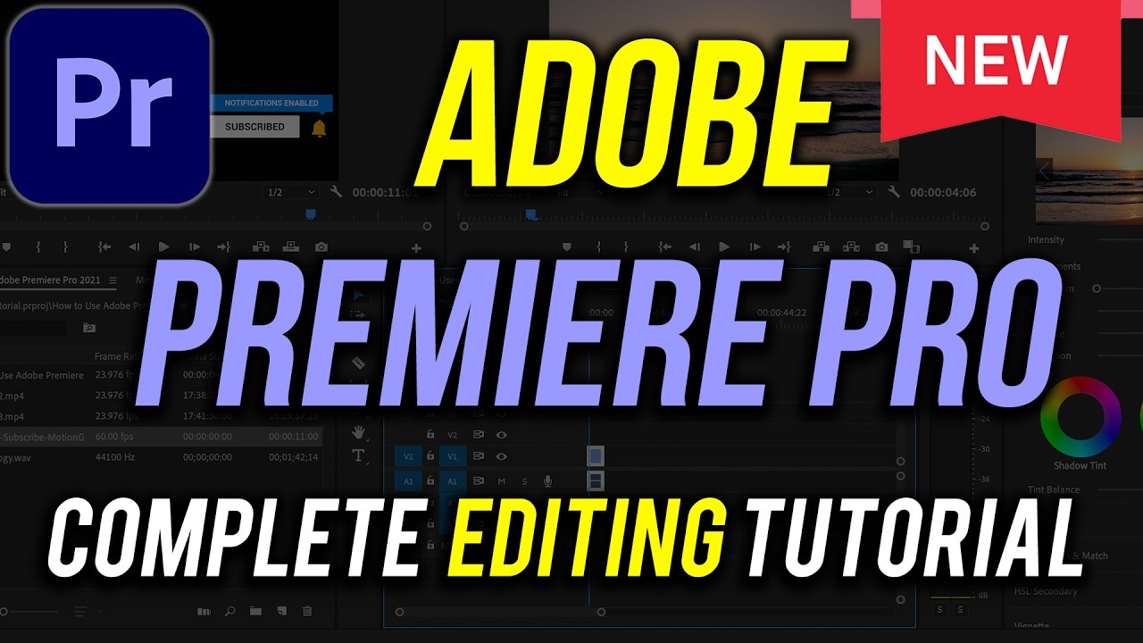 Premiere Pro Tutorial for Beginners cover art