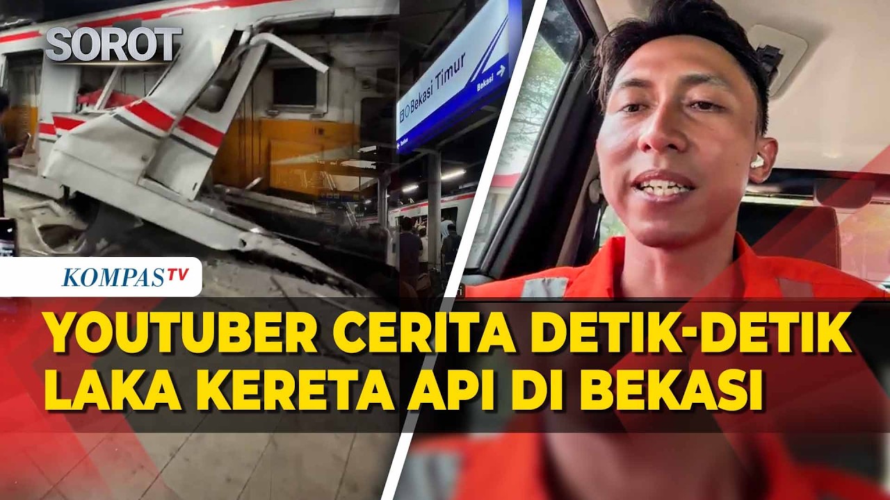 Youtuber TrainspotterID Cerita Detik-Detik Kecelakaan Kereta di Stasiun Bekasi cover art