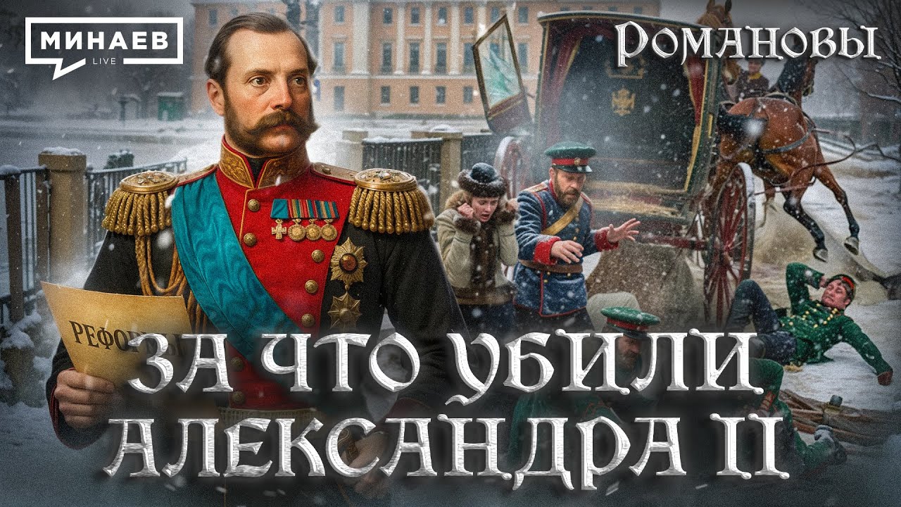 Александр II: За что убили императора? / Романовы / МИНАЕВ cover art