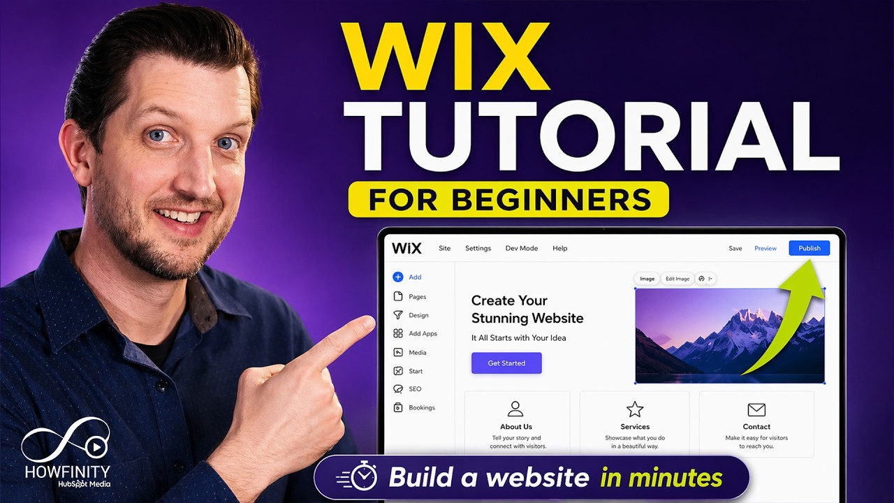 Wix Tutorial for Beginners 2026 - Build a Website in Minutes cover art