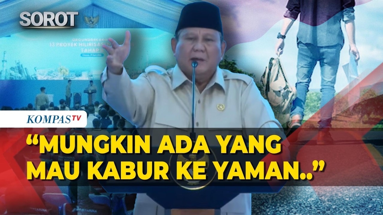 Prabowo Singgung Lagi Indonesia Gelap: Matanya Buram, Mungkin Mau Kabur ke Yaman cover art