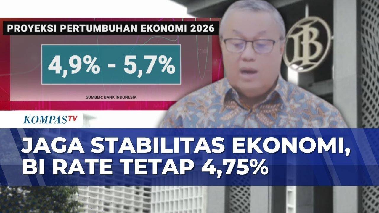 BI Tahan Suku Bunga 4,75 Persen, Jaga Stabilitas dan Dorong Pertumbuhan Ekonomi cover art