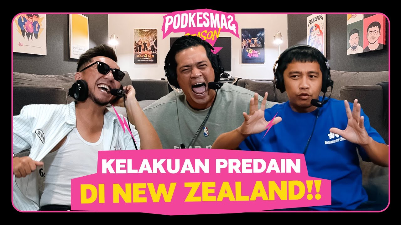 PODKESMAS - SURYA OMESH SPILL KELAKUAN PREDAIN DI NEW ZEALAND! cover art