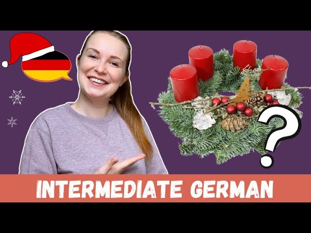 Christmas Tradition in Germany: Der Adventskranz│Pre-Intermediate German cover art