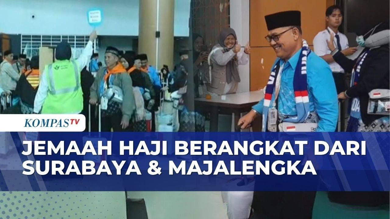 Keberangkatan Ribuan Jemaah Haji Berangkat dari Surabaya hingga Bandara Kertajati cover art