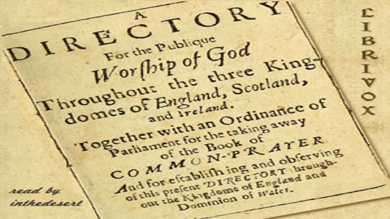 The Directory for the Public Worship of God – Complete Public Domain Edition cover art