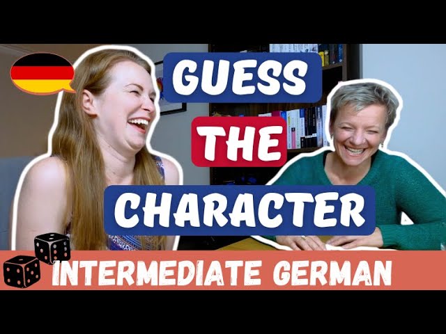 Playing Guess The Character With Vroni // Play Games and Learn German│Intermediate German cover art