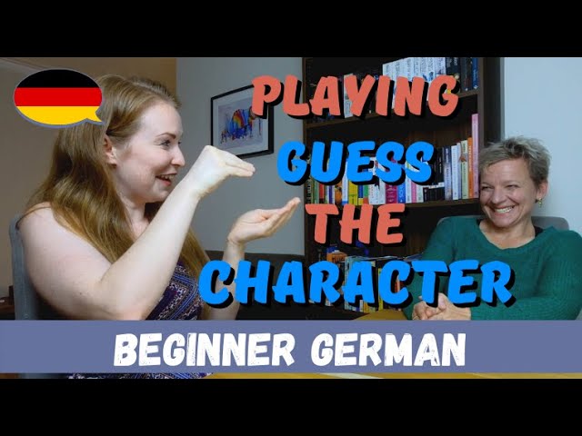 Playing Guess The Character With Vroni // Learn German with Games│Beginner German cover art