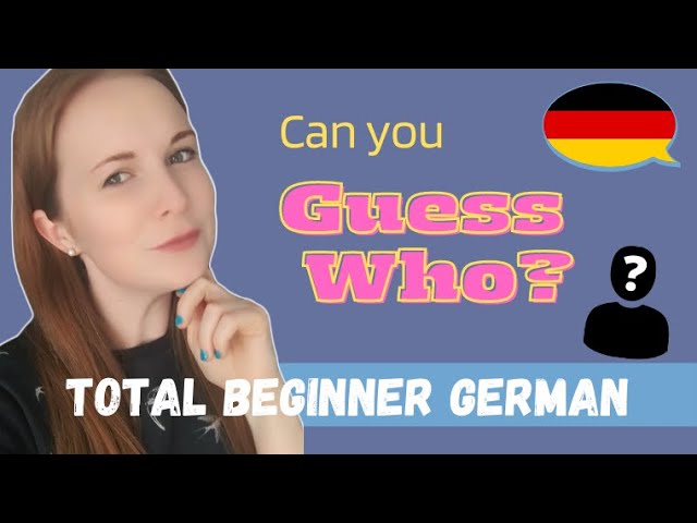 Can You Guess the Fictional Character? // Play Games and Learn German│Total Beginner German cover art