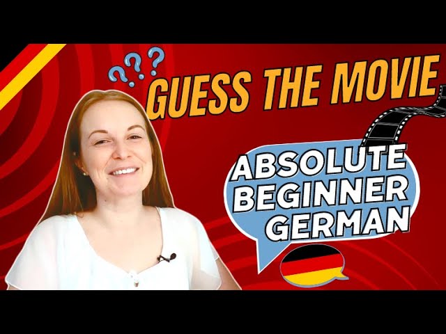 Can you guess the MOVIE? - super simple German│Total Beginner German cover art