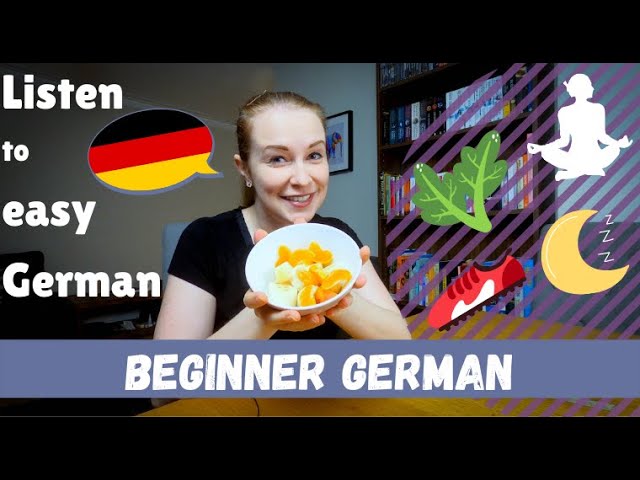Staying Healthy and Well / Talking About Healthy Things in Simple German│Beginner German cover art