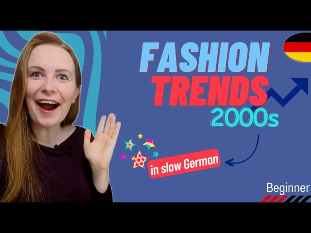 Simple German: Fashion trends when I was in primary school│Pre-Beginner German cover art