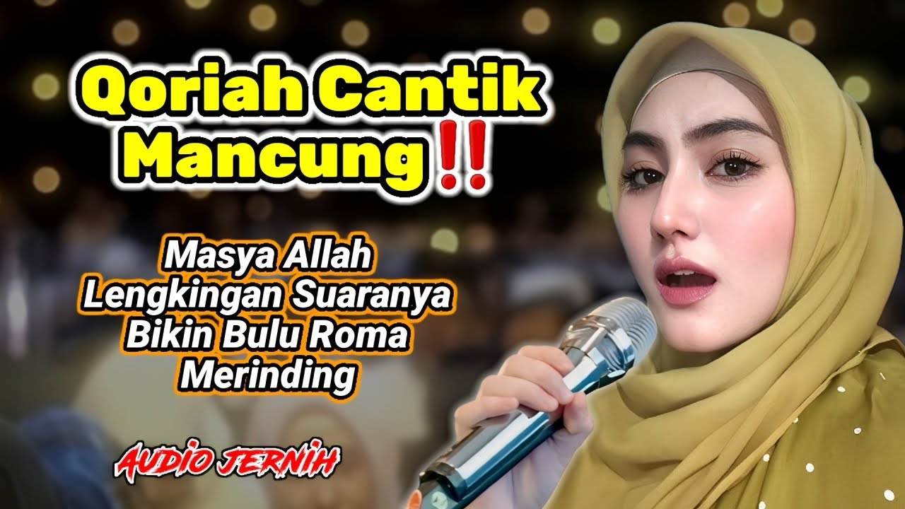 Qoriah Cantik Mulus‼️ Masya Allah.. Suaranya Sungguh Amat Merdu Sekali cover art