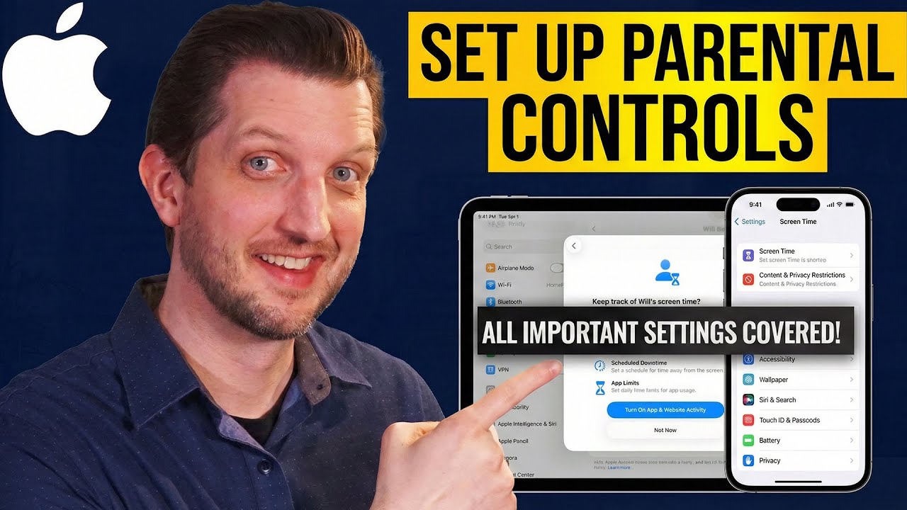 How to Set Up Parental Controls on iPhone or iPad cover art