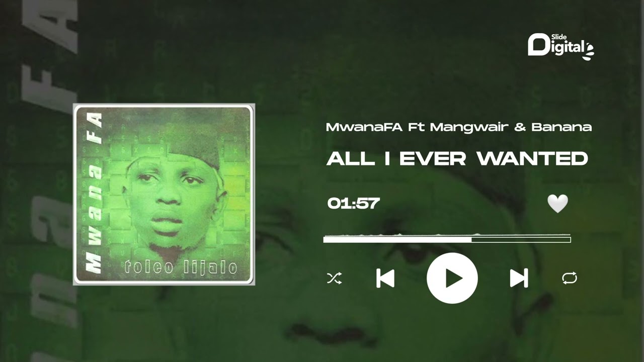 MwanaFA Ft Ngwair & Banana - All I Ever Wanted (Official Audio) cover art