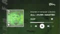 MwanaFA Ft Ngwair & Banana - All I Ever Wanted (Official Audio)