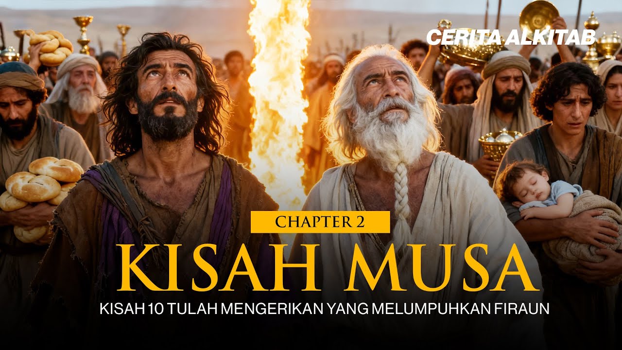 Cerita Alkitab: 10 Tulah Mengerikan yang Melumpuhkan Firaun! | Kisah Nabi Musa cover art