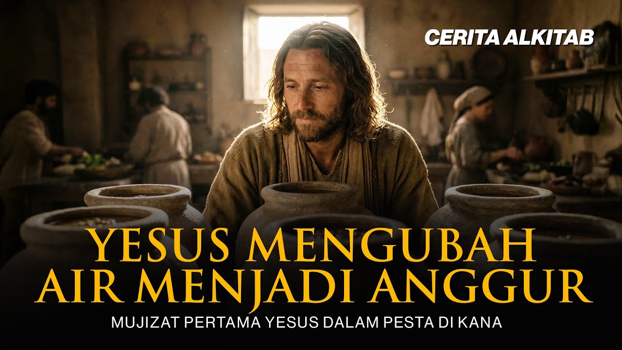 Cerita Alkitab: Mujizat Pertama Yesus di Kana | Saat Kekurangan Diubah Menjadi Kelimpahan cover art