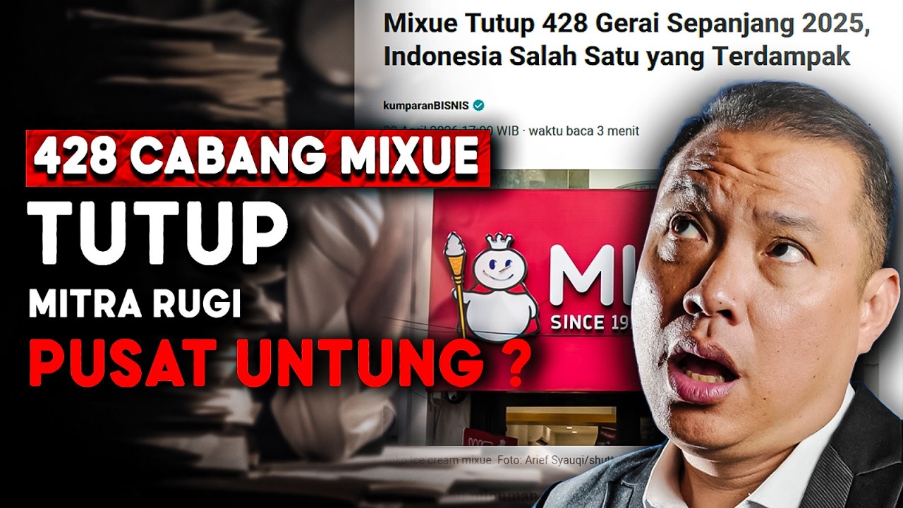 Pelajaran Mahal Mixue : Kenapa Ribuan Mitra Merugi? Tapi Pusat (China) Untung Besar! cover art