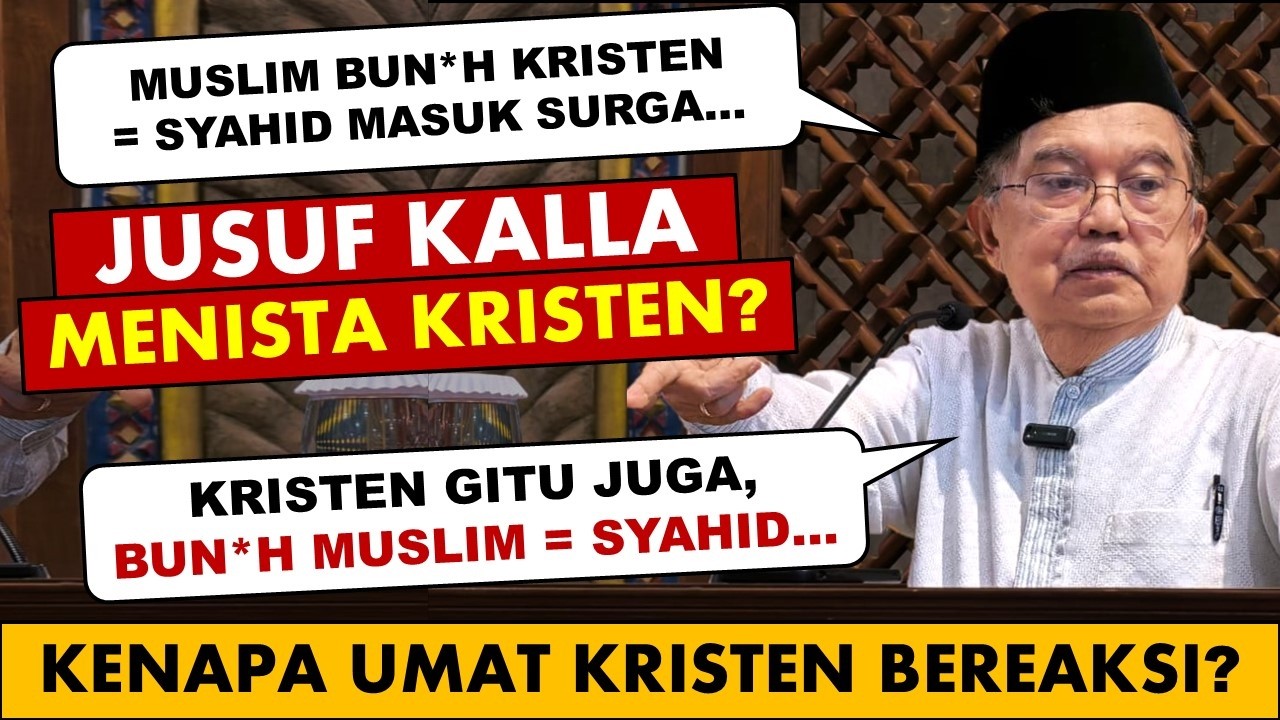 🔴 Jusuf Kalla menista Kristen? Tonton sebelum Takedown cover art