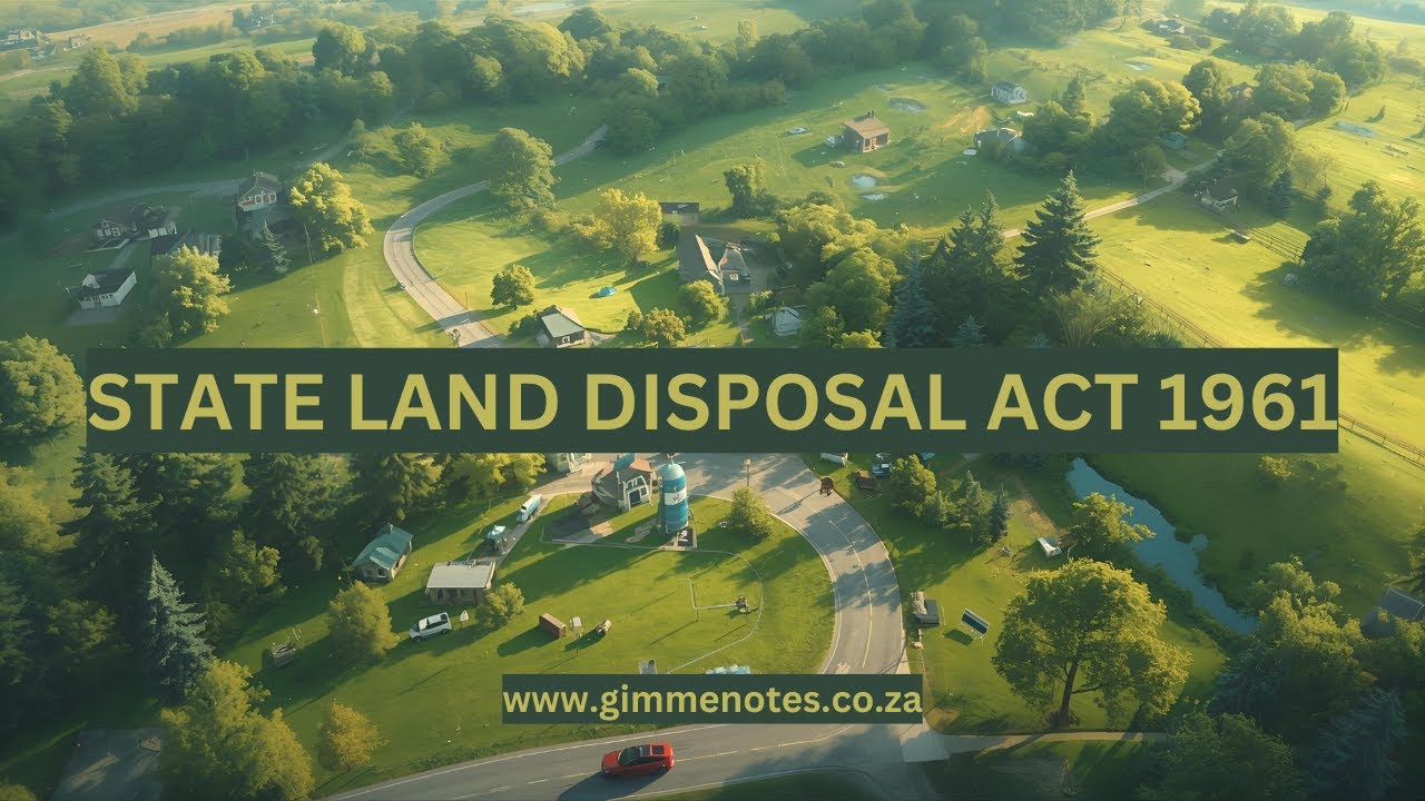 State Land Disposal Act 1961: How South Africa Manages and Transfers State Land cover art