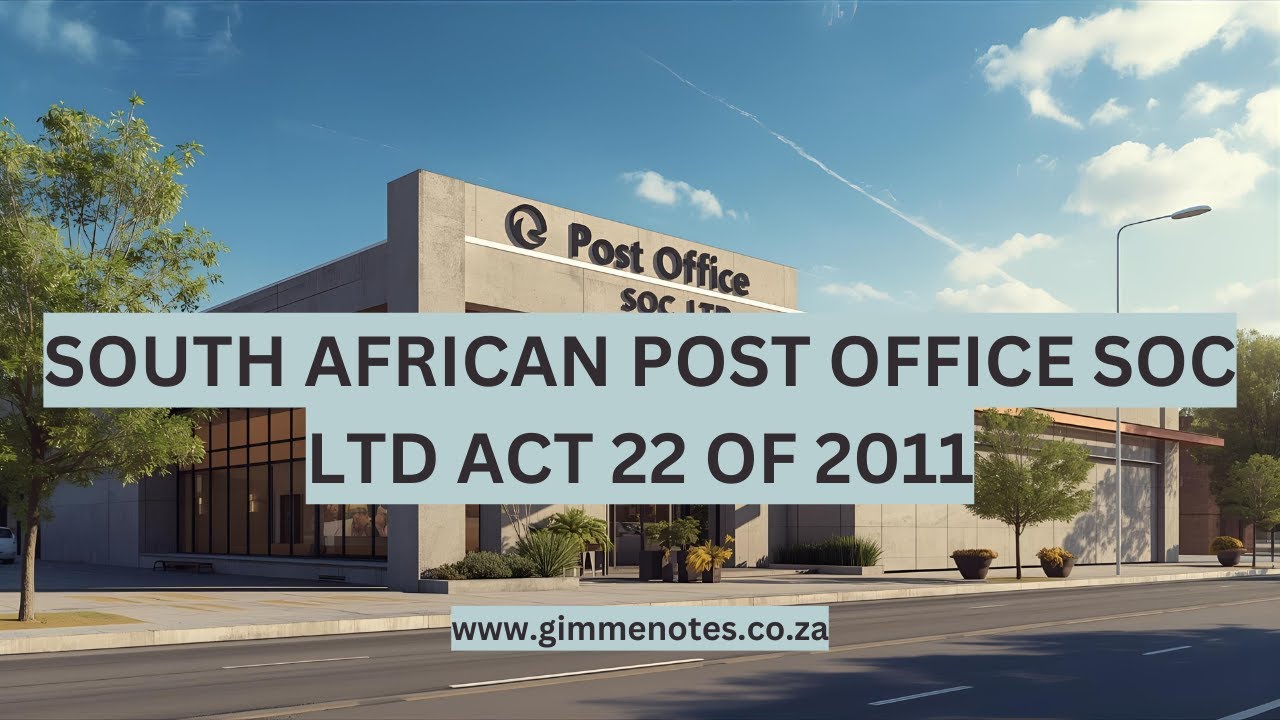 South African Post Office Act 2011: Modernizing Mail and E-Commerce in South Africa cover art