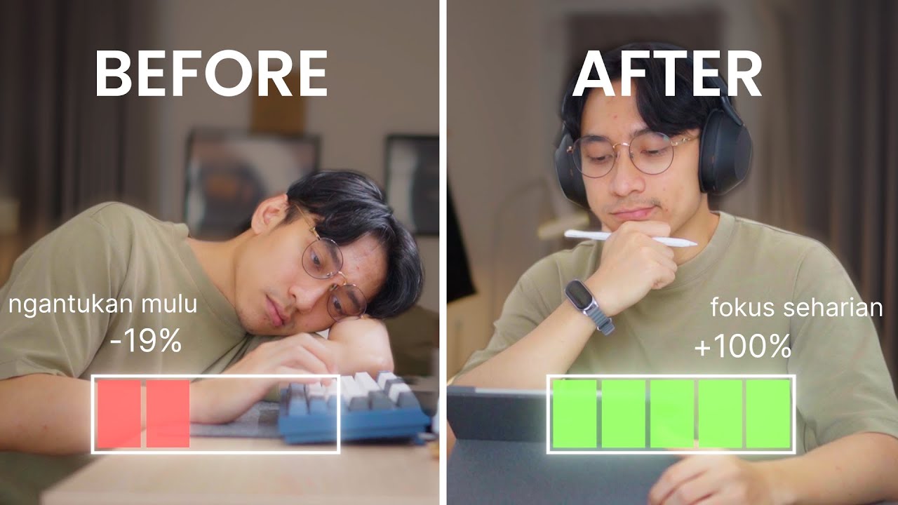 5 Caraku Untuk Produktif Seharian - menjaga fokus, mood stabil, ga mudah lelah cover art