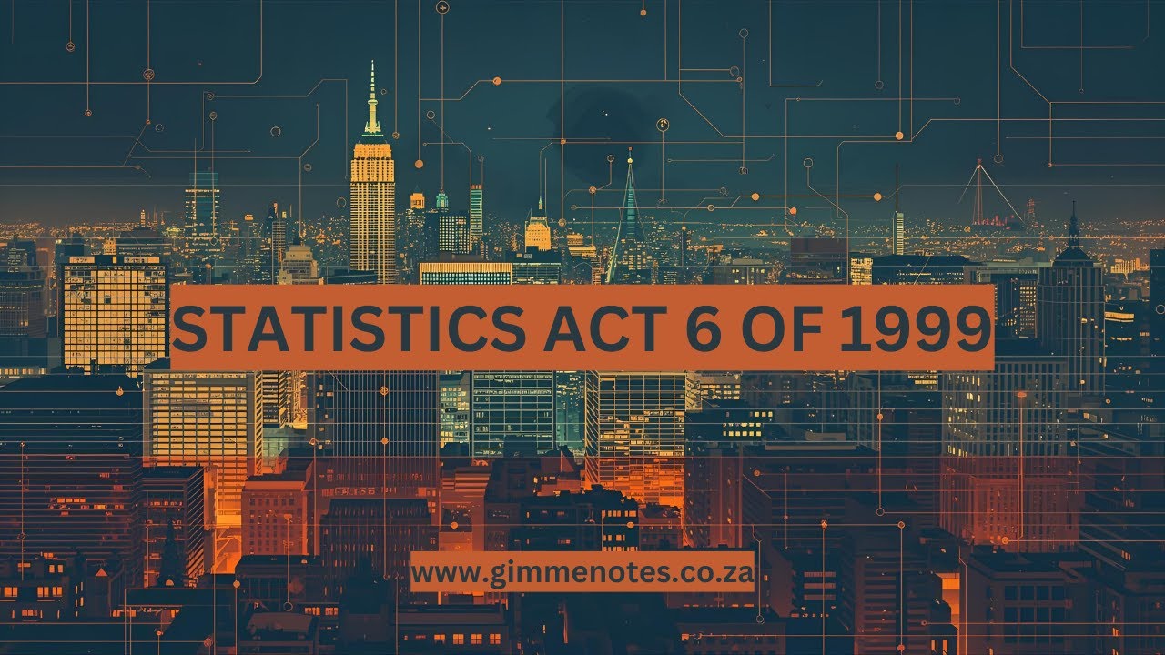 Statistics Act 1999: How South Africa Collects and Protects National Data cover art