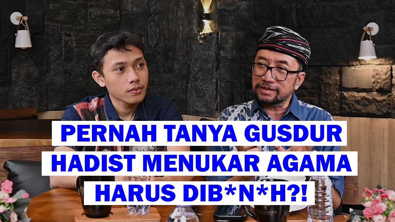 Tidak suka dipanggil apologet! dulu pernah tanya Gusdur tentang hadist tukar agama- Bambang noorsena cover art