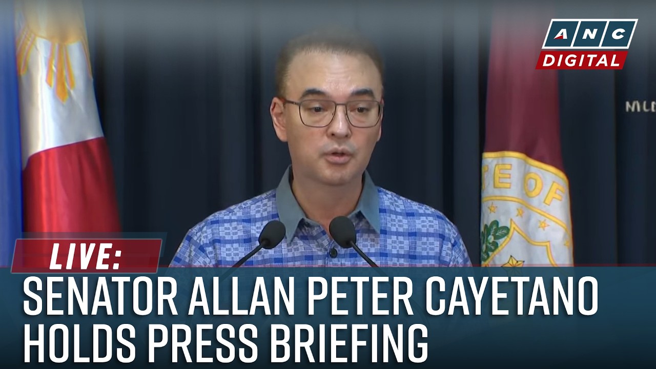 LIVE: Senator Allan Peter Cayetano holds press briefing | May 13, 2026 cover art