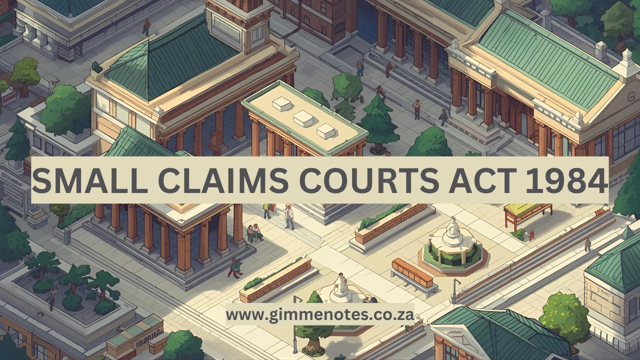 Small Claims Courts Act 1984: Justice Made Simple and Affordable in South Africa cover art