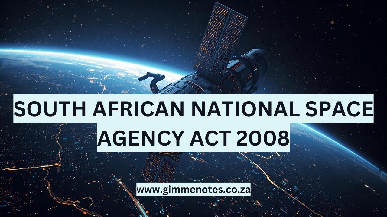 South African National Space Agency Act 2008: Building SAβs Space Future with SANSA cover art