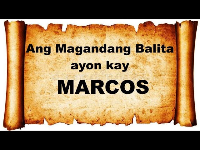 MARCOS 1-16 : Audio & Text Bible (Tagalog) Dramatized I #bible #salitangdiyos #audiobible cover art