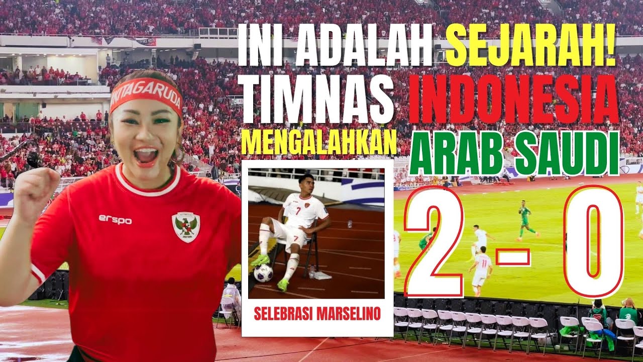 HOREEEE! INDONESIA CETAK SEJARAH KALAHKAN ARAB SAUDI UNTUK PERTAMA KALINYA | INDONESIA VS ARAB SAUDI cover art