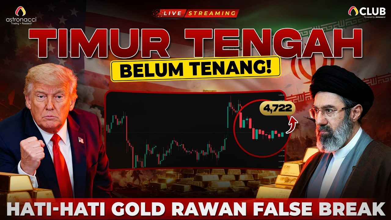 Gold Masih Rawan Jebakan! Timur Tengah Memanas Lagi, Begini Outlook Market Terbarunya cover art